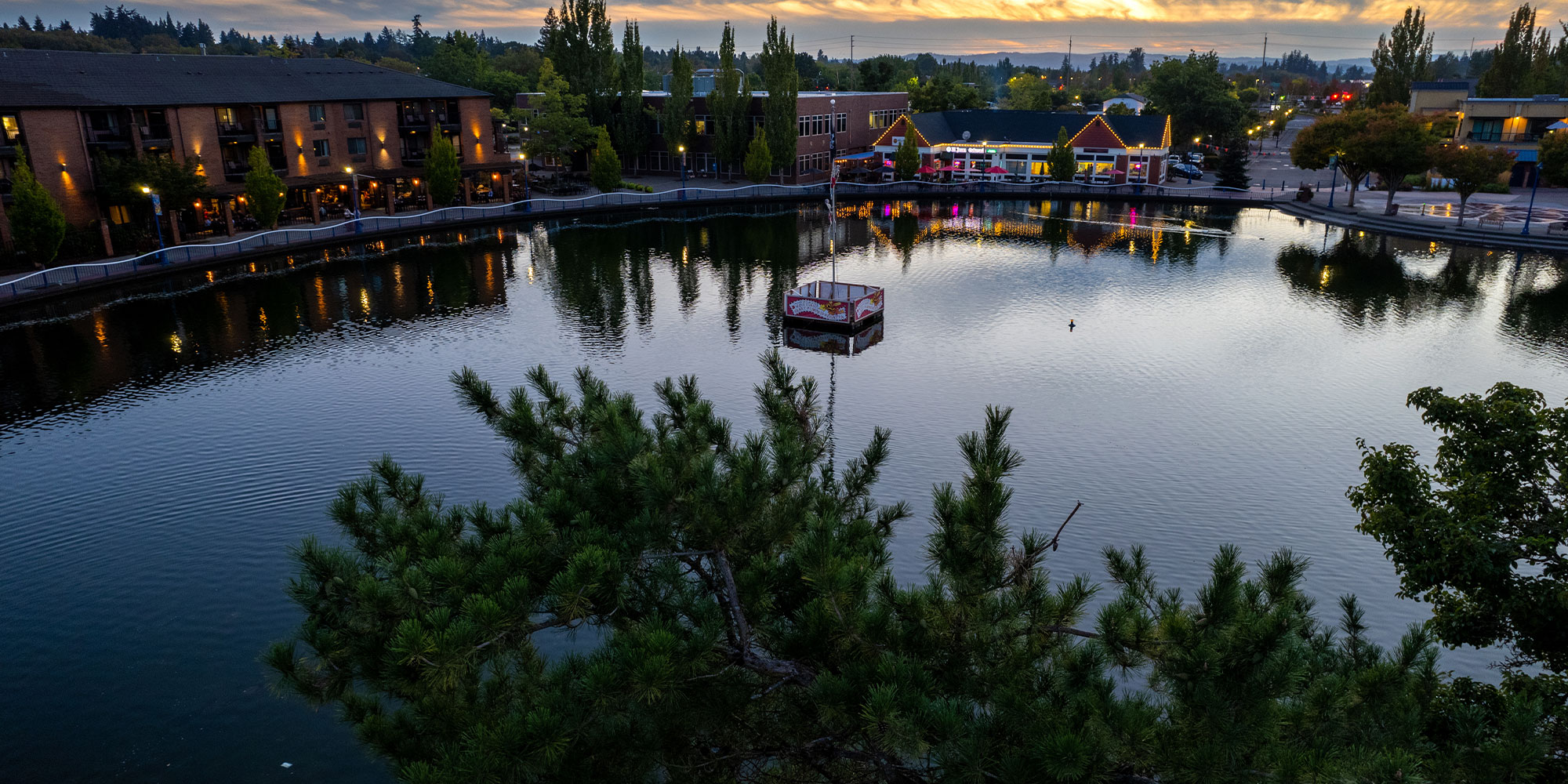 Sunset at Tualatin Commons