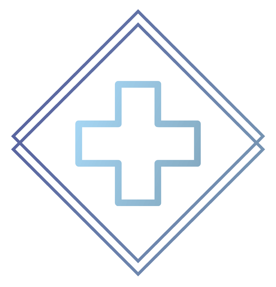 close up of medical cross icon