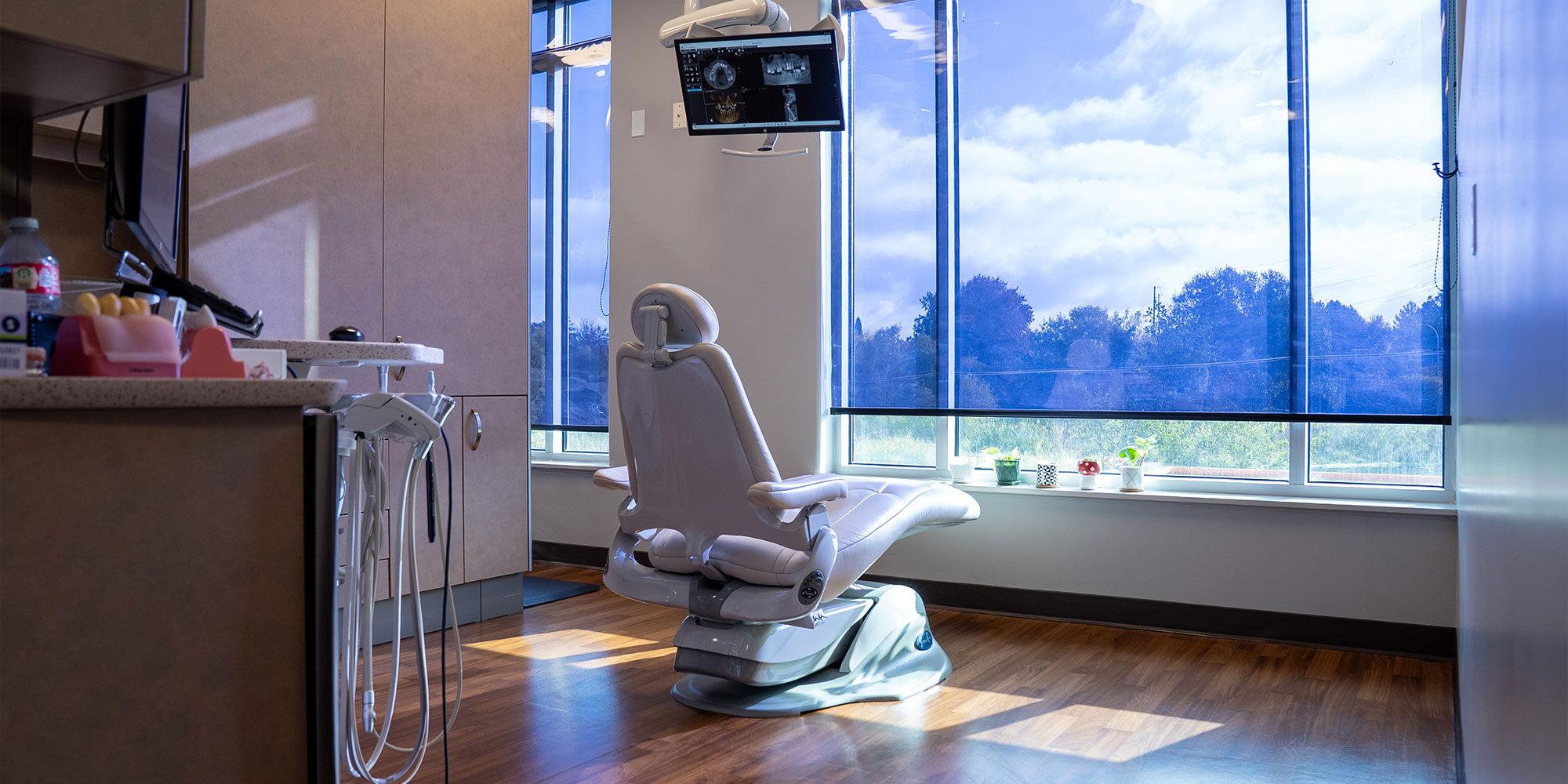 inside look of the procedure within the dental center